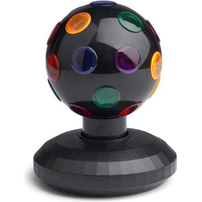 Marque Modèle - Boule disco noire 13cm - Décoration lumineuse pour fêtes - Publicité Marque Modèle - Boule disco noire 13cm - Décoration lumineuse pour fêtes - Publicité