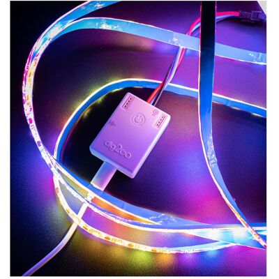 Synergy 21 QuinLED dig2GO portable DIGITAL LED Bundle Contrôleur d'alimentation + Alimentation + Bande RGBW, Lumière continue, Multicolore - Publicité Synergy 21 QuinLED dig2GO portable DIGITAL LED Bundle Contrôleur d'alimentation + Alimentation + Bande RGBW, Lumière continue, Multicolore - Publicité