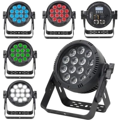 No Name EVOLIGHTS GLACIER 14 IP65 PAR Bühnenstrahler (15 W, LED), Éclairage de scène, Multicolore - Publicité No Name EVOLIGHTS GLACIER 14 IP65 PAR Bühnenstrahler (15 W, LED), Éclairage de scène, Multicolore - Publicité