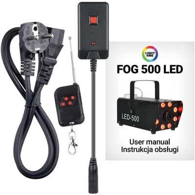 No Name Générateur de fumée LED LIGHT4ME FOG 500, Machine à fumée - Publicité No Name Générateur de fumée LED LIGHT4ME FOG 500, Machine à fumée - Publicité