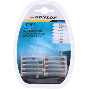 Dunlop Accessoires intérieur de voiture, Jeu de fusibles en verre 10pcs - Publicité Dunlop Accessoires intérieur de voiture, Jeu de fusibles en verre 10pcs - Publicité