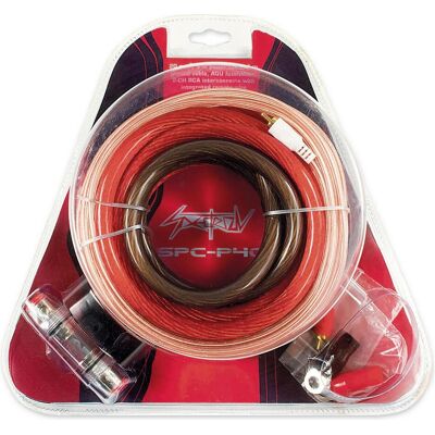 Spectron - SPC-P40 - câble d’alimentation 10 mm² - câbles RCA distant - kit auto - Publicité Spectron - SPC-P40 - câble d’alimentation 10 mm² - câbles RCA distant - kit auto - Publicité