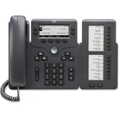 Cisco Systems IP Phone 6800 Key Expansion Module - module d'extension de touches de fonction pour VoIP-, Téléphone, Gris - Publicité Cisco Systems IP Phone 6800 Key Expansion Module - module d'extension de touches de fonction pour VoIP-, Téléphone, Gris - Publicité