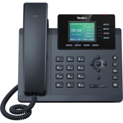 Yealink Téléphone SIP T34W 4 comptes Giga PoE Wifi, Téléphone, Noir, Gris - Publicité Yealink Téléphone SIP T34W 4 comptes Giga PoE Wifi, Téléphone, Noir, Gris - Publicité