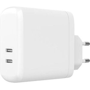 Chargeur USB-C Blanc 60W de Gear - Adaptateur de voyage pour Type-C - Publicité Chargeur USB-C Blanc 60W de Gear - Adaptateur de voyage pour Type-C - Publicité