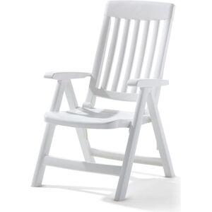 SIEGER Palma Fauteuil Pliant - Réglable, Résistant aux UV, Blanc - Publicité SIEGER Palma Fauteuil Pliant - Réglable, Résistant aux UV, Blanc - Publicité