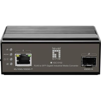 LevelOne IGC-0102 Convertisseur de média réseau (Convertisseur de médias), Réseau : accessoires - Publicité LevelOne IGC-0102 Convertisseur de média réseau (Convertisseur de médias), Réseau : accessoires - Publicité