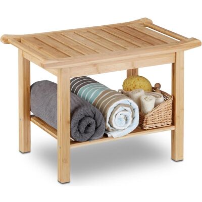 Relaxdays, Banc, Salle de bains (66 cm) - Publicité Relaxdays, Banc, Salle de bains (66 cm) - Publicité