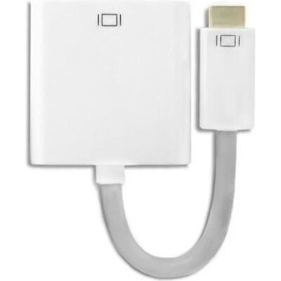 Qoltec 50517 (DVI, 17 cm), Adaptateur données + vidéo, Blanc - Publicité Qoltec 50517 (DVI, 17 cm), Adaptateur données + vidéo, Blanc - Publicité