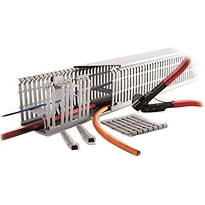 RS PRO Goulotte PVC Grise 2m - Goulotte pour câbles - Publicité RS PRO Goulotte PVC Grise 2m - Goulotte pour câbles - Publicité