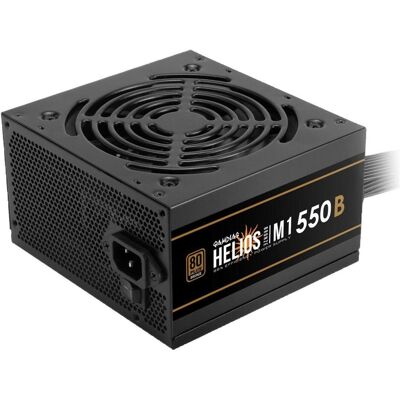 Gamdias Helios M1-550B Alimentation 550W UE retail (550 W), Alimentation PC, Noir - Publicité Gamdias Helios M1-550B Alimentation 550W UE retail (550 W), Alimentation PC, Noir - Publicité
