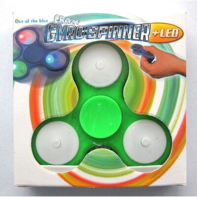 Out of the blue Finger Spinner CRAZY LED couleurs assorties - Publicité Out of the blue Finger Spinner CRAZY LED couleurs assorties - Publicité