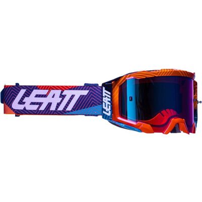 Leatt, Unisexe, Lunettes de sport, Velocity 5.5 Iriz Goggle anti-fog mirror lens Neon Orange Blue UC (Orange-Bleu, Teinté de bleu), Bleu - Publicité Leatt, Unisexe, Lunettes de sport, Velocity 5.5 Iriz Goggle anti-fog mirror lens Neon Orange Blue UC (Orange-Bleu, Teinté de bleu), Bleu - Publicité
