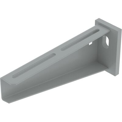 OBO Bettermann AW 55 31 FTK LGR Console murale et à tige avec plaque de tête, Parabole : accessoires, Gris - Publicité OBO Bettermann AW 55 31 FTK LGR Console murale et à tige avec plaque de tête, Parabole : accessoires, Gris - Publicité