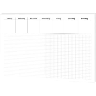 RNK VERLAG Tapis de Bureau Blanc - Desk Pad - Publicité RNK VERLAG Tapis de Bureau Blanc - Desk Pad - Publicité