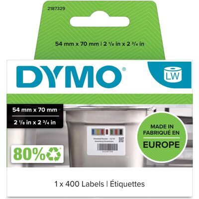 DYMO 2187329 Étiquette d'imprimante - Rotation des stocks - Étiquette d'imprimante - Publicité DYMO 2187329 Étiquette d'imprimante - Rotation des stocks - Étiquette d'imprimante - Publicité