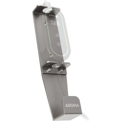 Support mural ABSINA pour chargeur EV - Compact, Gris - Publicité Support mural ABSINA pour chargeur EV - Compact, Gris - Publicité