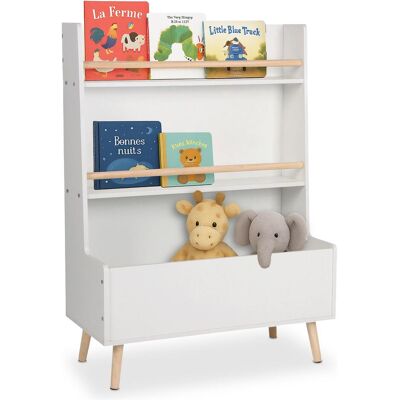Relaxdays, Étagère pour enfant, Kindershelf (68 x 32 x 94 cm) - Publicité Relaxdays, Étagère pour enfant, Kindershelf (68 x 32 x 94 cm) - Publicité
