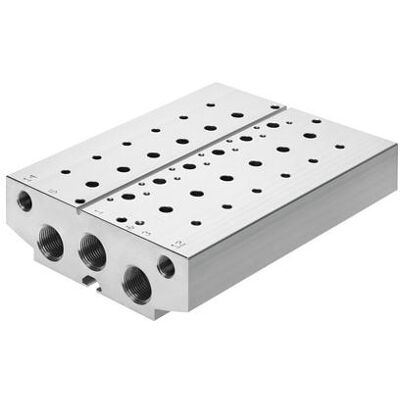 Festo, Technique de raccordement des tubes, Bloc de raccordement 8026246 VABM-B10-25E-G12-5 - Publicité Festo, Technique de raccordement des tubes, Bloc de raccordement 8026246 VABM-B10-25E-G12-5 - Publicité