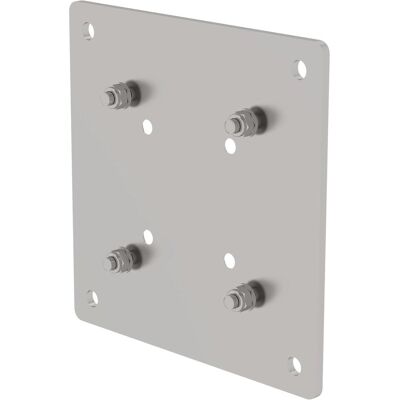 Plaque d'Adaptation Munk Günzburger Steigtechnik - 300x300mm, Ecartement des Perçages 150x150mm - Publicité Plaque d'Adaptation Munk Günzburger Steigtechnik - 300x300mm, Ecartement des Perçages 150x150mm - Publicité