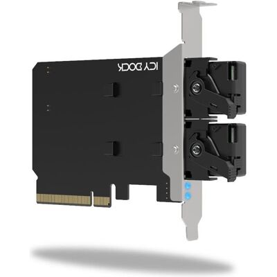 Icy Dock ExpressCage MB324V4P-B, Contrôleur SATA - Publicité Icy Dock ExpressCage MB324V4P-B, Contrôleur SATA - Publicité
