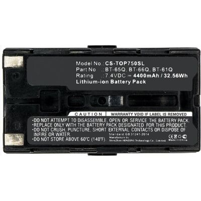 AGI Batterie compatible avec Topcon GMS-2 - Batterie - 4.400 mAh (1 pcs, Spécifique à l'appareil, 4400 mAh), Batteries + piles - Publicité AGI Batterie compatible avec Topcon GMS-2 - Batterie - 4.400 mAh (1 pcs, Spécifique à l'appareil, 4400 mAh), Batteries + piles - Publicité