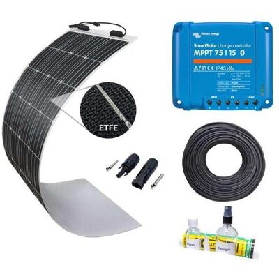 Swaytronic - 200W - Panneau solaire flexible - Solar Set - Publicité Swaytronic - 200W - Panneau solaire flexible - Solar Set - Publicité