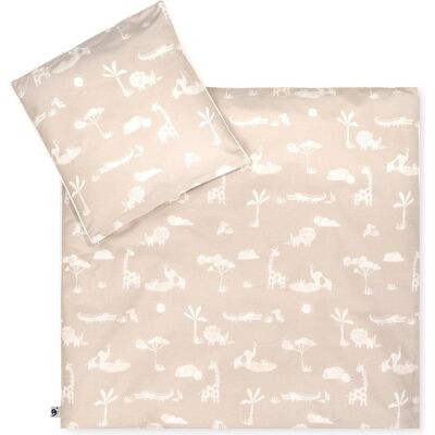 Julius Zöllner Draps Bio Jungle Dream - Literie pour enfants - Publicité Julius Zöllner Draps Bio Jungle Dream - Literie pour enfants - Publicité