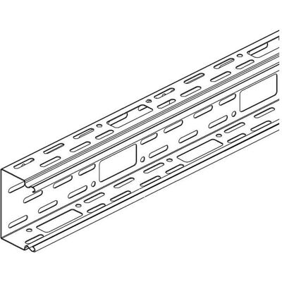 Niedax, Conduite des câbles, NIE LI60.200/3 Conduit industriel sans couvercle 60X200x3000mm (300 cm) - Publicité Niedax, Conduite des câbles, NIE LI60.200/3 Conduit industriel sans couvercle 60X200x3000mm (300 cm) - Publicité