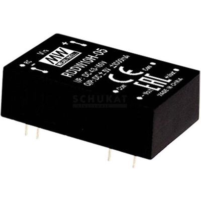 MeanWell, Convertisseur de tension, MEAN WELL RDDW10H-15, 43 - 160 V, 10 W, 15 V, -0,333 A, RoHS, 16 g - Publicité MeanWell, Convertisseur de tension, MEAN WELL RDDW10H-15, 43 - 160 V, 10 W, 15 V, -0,333 A, RoHS, 16 g - Publicité
