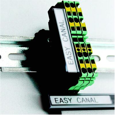 Brady, Étiquettes, Bin. nero Largh 9/Lun.1000, 9 x 1.000-mm-rail, noir (25 pièces) - Publicité Brady, Étiquettes, Bin. nero Largh 9/Lun.1000, 9 x 1.000-mm-rail, noir (25 pièces) - Publicité