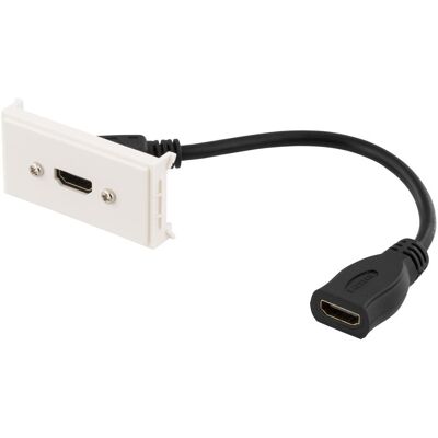 Deltaco VR-315 - Prise électrique - HDMI - Blanc - Prise électrique/Panneau - Publicité Deltaco VR-315 - Prise électrique - HDMI - Blanc - Prise électrique/Panneau - Publicité