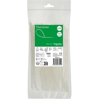 Schneider Electric IMT46411 - Colliers de câble transparents - 200 x 4,8 mm - Publicité Schneider Electric IMT46411 - Colliers de câble transparents - 200 x 4,8 mm - Publicité