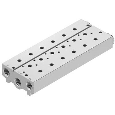 Festo, Technique de raccordement des tubes, Bloc de liaison 8026265 VABM-B10-25S-G38-6 - Publicité Festo, Technique de raccordement des tubes, Bloc de liaison 8026265 VABM-B10-25S-G38-6 - Publicité
