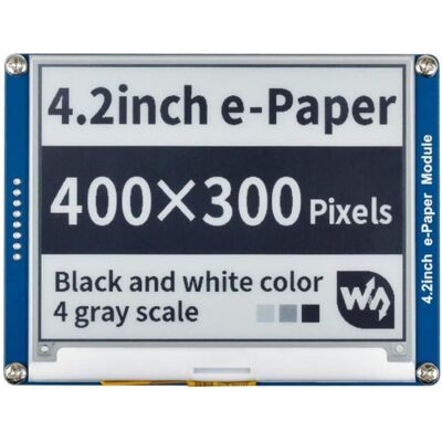 WAVESHARE DEBO EPA 4.2 - Écran ePaper - Noir/Blanc - Type de produit - Publicité WAVESHARE DEBO EPA 4.2 - Écran ePaper - Noir/Blanc - Type de produit - Publicité