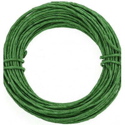 Magni, Fil, GLOREX 6 1280 234 - Fil de papier, 2 mm, longueur 10 m, vert, pour bricoler et lier des (10 m) - Publicité Magni, Fil, GLOREX 6 1280 234 - Fil de papier, 2 mm, longueur 10 m, vert, pour bricoler et lier des (10 m) - Publicité