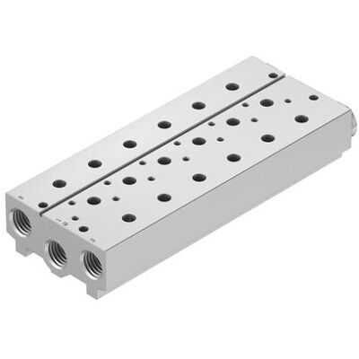 Festo, Technique de raccordement des tubes, Bloc de liaison 8026381 VABM-B10-30S-G12-6 - Publicité Festo, Technique de raccordement des tubes, Bloc de liaison 8026381 VABM-B10-30S-G12-6 - Publicité