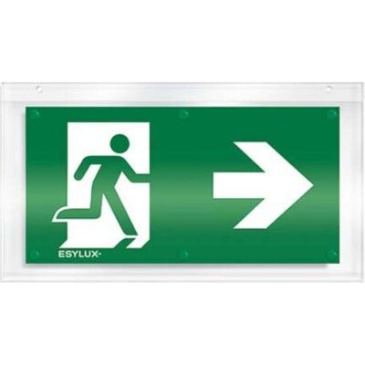 ESYLUX - SLX32DIS - Unilatéral - 350x190 - Disque pictogramme - Publicité ESYLUX - SLX32DIS - Unilatéral - 350x190 - Disque pictogramme - Publicité