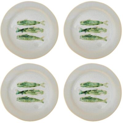 Bloomingville, Vaisselle de service, - Hadden Plate - Green - Stoneware - Publicité Bloomingville, Vaisselle de service, - Hadden Plate - Green - Stoneware - Publicité