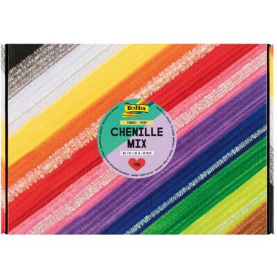 FOLIA Mélange de fils chenille Jumbobox - Assorti - Publicité FOLIA Mélange de fils chenille Jumbobox - Assorti - Publicité