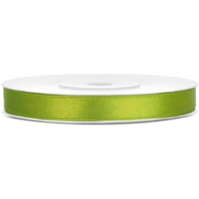 Partydeco - Satin Ribbon - Vert pomme - 6mm - Ribbon - Publicité Partydeco - Satin Ribbon - Vert pomme - 6mm - Ribbon - Publicité