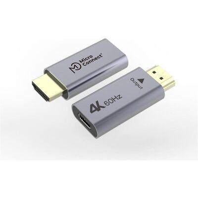 MicroConnect HDMI zu (USB-C, 17.70 cm), Adaptateur données + vidéo, Gris - Publicité MicroConnect HDMI zu (USB-C, 17.70 cm), Adaptateur données + vidéo, Gris - Publicité