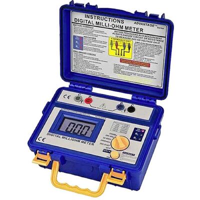 PCE INSTRUMENTS PCE MO 2002 - Milliohmmeter - Boîtier étanche, 5 plages - Publicité PCE INSTRUMENTS PCE MO 2002 - Milliohmmeter - Boîtier étanche, 5 plages - Publicité