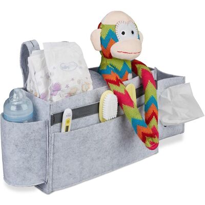 Relaxdays, Lit : accessoires, Poche-de-lit (43 x 11 x 23 cm) - Publicité Relaxdays, Lit : accessoires, Poche-de-lit (43 x 11 x 23 cm) - Publicité