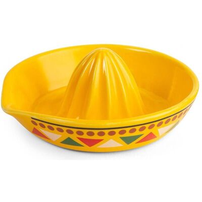 Kikkerland - Sombrero Citrus Squeezer - 4.75 x 4.5 x 1.75, Centrifugeuse, Multicolore - Publicité Kikkerland - Sombrero Citrus Squeezer - 4.75 x 4.5 x 1.75, Centrifugeuse, Multicolore - Publicité