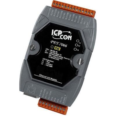 Moxa PET-7066 CR - Module I/O Web avec PoE et Transceiver - Publicité Moxa PET-7066 CR - Module I/O Web avec PoE et Transceiver - Publicité