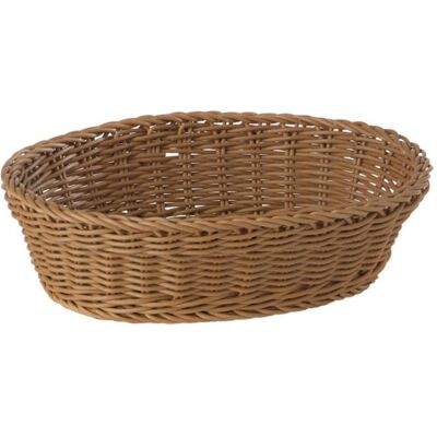 Panier APS - Ovale - Polypropylène - Marron - 25 x 19 cm - Panier de service - Publicité Panier APS - Ovale - Polypropylène - Marron - 25 x 19 cm - Panier de service - Publicité