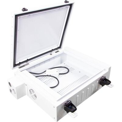 Ernitec, Sécurité des bâtiments : accessoires, Outdoor IP66 security box for - Publicité Ernitec, Sécurité des bâtiments : accessoires, Outdoor IP66 security box for - Publicité