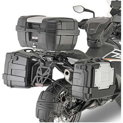 Kappa, Bagage moto, Support de valises latérales à fixation rapide Monokey pour KTM 790 Adventure / R (19) - Également - Publicité Kappa, Bagage moto, Support de valises latérales à fixation rapide Monokey pour KTM 790 Adventure / R (19) - Également - Publicité