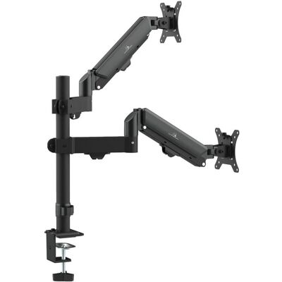 Maclean Halterung für 2 Maclean-Monitore Gasfeder 17 -32 2-10kg schwarz MC-136 (Tables, 32", 10 kg), Support de moniteur, Noir - Publicité Maclean Halterung für 2 Maclean-Monitore Gasfeder 17 -32 2-10kg schwarz MC-136 (Tables, 32", 10 kg), Support de moniteur, Noir - Publicité